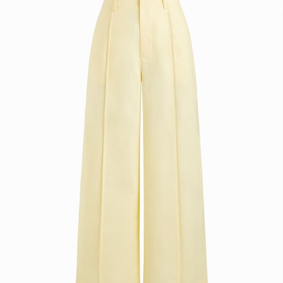 Tailored Vest + Wide-Leg Trouser Set (Soft Yellow) - Picture 6 of 10